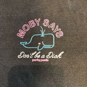 PARTY PANTS Moby OG T-Shirt, Pewter, Medium